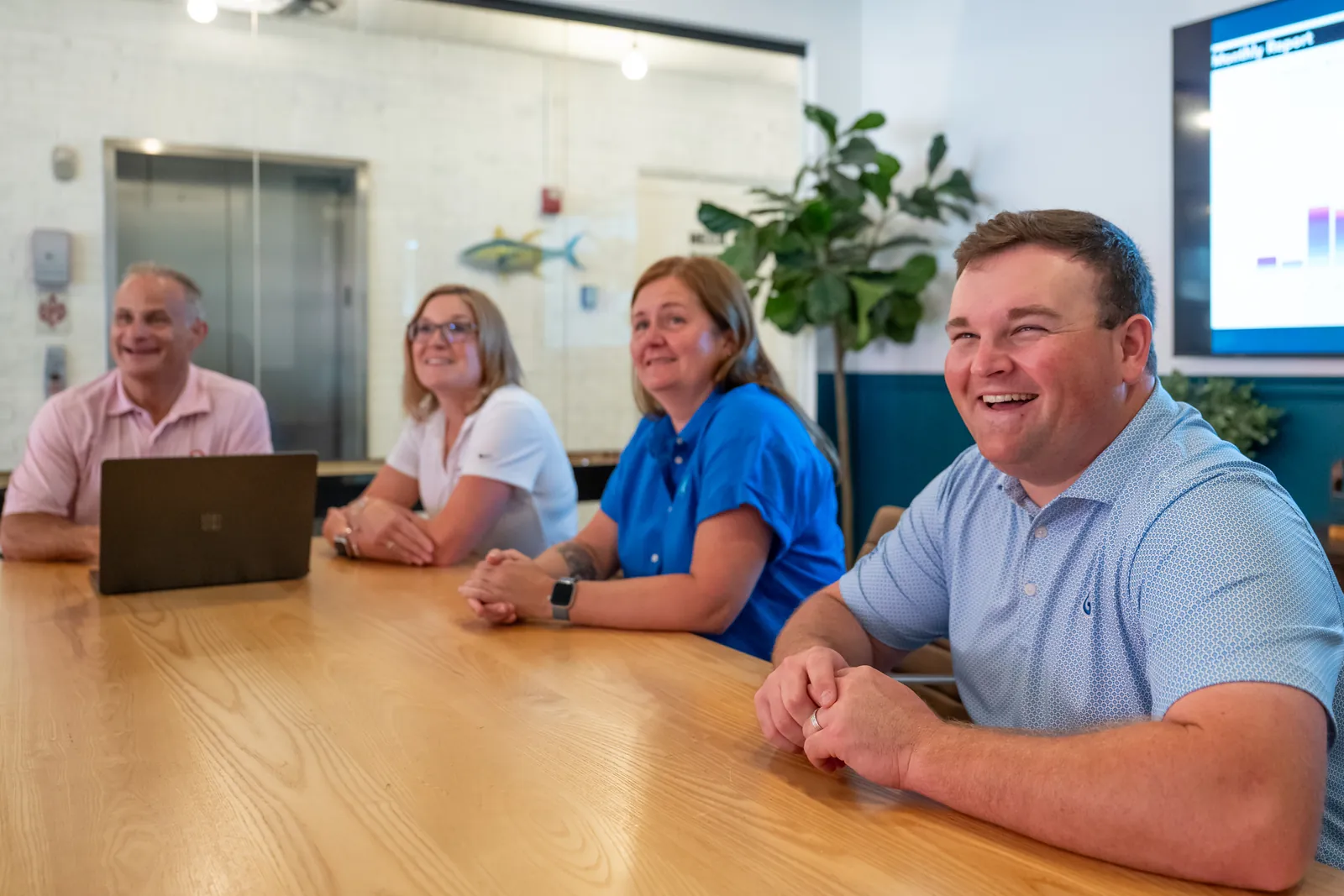 Data visualization screen